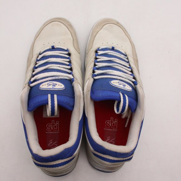 ES Evant White Blue Men's Size US 11 Skateboard Sneakers Lace Up Athletic - Picture 7 of 11